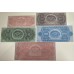 UNITED STATES OF AMERICA 1879 . TEN 10 - FIVE HUNDRED 500 DOLLARS BANKNOTES . REPRO